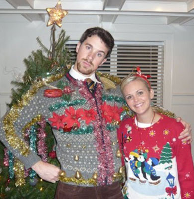 The Tinsel Bomb Christmas Jumpers